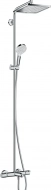 Душевая система Hansgrohe Crometta с термостатом E 240 1jet Showerpipe 27298000 Душевая система Hansgrohe Crometta с термостатом E 240 1jet Showerpipe 27298000