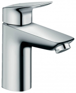 Смеситель hansgrohe Logis для раковины со средним изливом + донный клапан 71100000, хром Смеситель hansgrohe Logis для раковины со средним изливом + донный клапан 71100000, хром